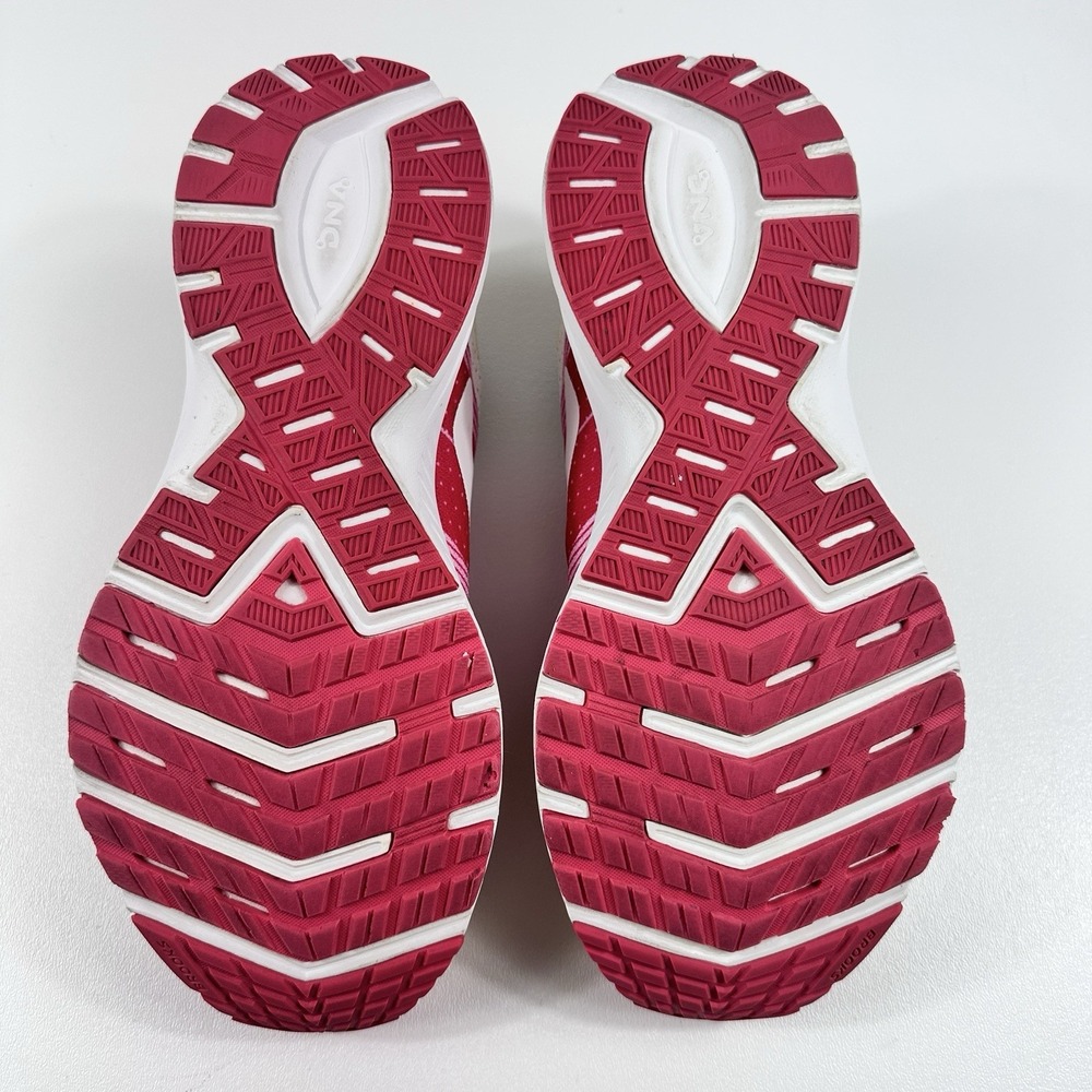 Brooks Launch 6 Run Happy Women's Running Shoes Pink Yellow White Size 8.5 B - Picture 10 of 10